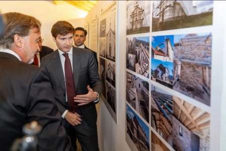 Prince Aly Muhammad at resoration of church in Portugal  2025-09-07